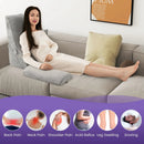 3 Pieces Orthopedic Bed Wedge Pillow Set Adjustable Support for Back Neck-Gray by LJGDeals