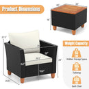 3 Pieces Outdoor Patio by LJGDeals