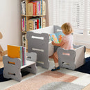 3-Piese Toddler Set with 2 Stools and Activity Table by LJGDeals