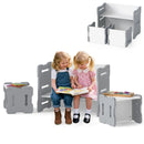 3-Piese Toddler Set with 2 Stools and Activity Table by LJGDeals
