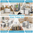 3-Piese Toddler Set with 2 Stools and Activity Table by LJGDeals
