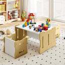 3-Piese Toddler Set with 2 Stools and Activity Table by LJGDeals
