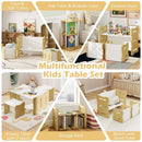 3-Piese Toddler Set with 2 Stools and Activity Table by LJGDeals
