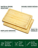 Cutting Board Set of 4, Bamboo