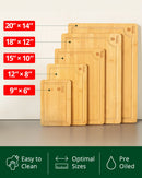 Cutting Board Set of 5, Bamboo
