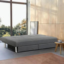 3-Seat Convertible Sofa Bed with 2 Large Drawers and 3 Adjustable Angles by LJGDeals