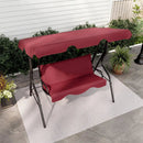3-Seat Porch Swing with Canopy and Cushions by LJGDeals