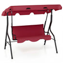 3-Seat Porch Swing with Canopy and Cushions by LJGDeals