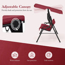 3-Seat Porch Swing with Canopy and Cushions by LJGDeals
