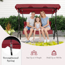 3-Seat Porch Swing with Canopy and Cushions by LJGDeals