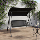 3-Seat Patio Swing Chair with Adjustable Canopy - 800 lbs by DirectDeals