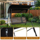3-Seat Patio Swing Chair with Adjustable Canopy - 800 lbs by LJGDeals