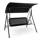 3-Seat Patio Swing Chair with Adjustable Canopy - 800 lbs by DirectDeals