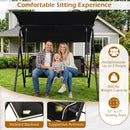 3-Seat Patio Swing Chair with Adjustable Canopy - 800 lbs by DirectDeals