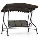 3-Seat Outdoor Porch Canopy Swing with Adjustable Shading by LJGDeals
