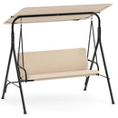3-Seat Patio Swing Chair with Adjustable Canopy by LJGDeals