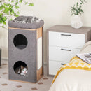 3-Story Cat House with Scratching Board for Indoor Cats by LJGDeals