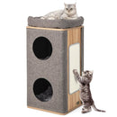 3-Story Cat House with Scratching Board for Indoor Cats by LJGDeals