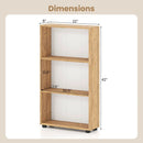 3-Tier Bookcase 42 inch Tall Book Shelf with Anti-Tipping Kit by LJGDeals