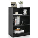 3-Tier Bookcase Open Display Rack Cabinet with Adjustable Shelves by LJGDeals