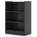 3-Tier Bookcase Open Display Rack Cabinet with Adjustable Shelves by LJGDeals
