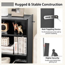 3-Tier Bookcase Open Display Rack Cabinet with Adjustable Shelves by LJGDeals