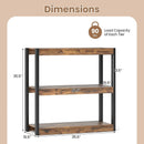3 Tier Bookshelf Wooden Bookcase with Dual Anti-Tipping Kits by LJGDeals
