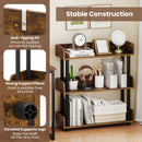 3-Tier Bookshelf with Anti-Tipping Kit and Industrial Storage Unit for Living Room by LJGDeals