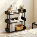 3-Tier Bookshelf with Anti-Tipping Kit and Industrial Storage Unit for Living Room by LJGDeals