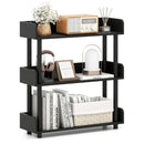 3-Tier Bookshelf with Anti-Tipping Kit and Industrial Storage Unit for Living Room by LJGDeals