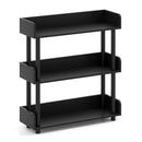 3-Tier Bookshelf with Anti-Tipping Kit and Industrial Storage Unit for Living Room by LJGDeals