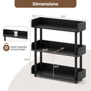 3-Tier Bookshelf with Anti-Tipping Kit and Industrial Storage Unit for Living Room by LJGDeals