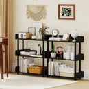 3-Tier Bookshelf with Anti-Tipping Kit and Industrial Storage Unit for Living Room by LJGDeals