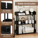 3-Tier Bookshelf with Anti-Tipping Kit and Industrial Storage Unit for Living Room by LJGDeals