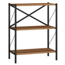 3-Tier Bookshelf with Heavy-Duty Metal Frame by LJGDeals