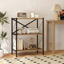 3-Tier Bookshelf with Heavy-Duty Metal Frame by LJGDeals