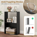 3-Tier Bookshelf with Open Storage Compartments by LJGDeals