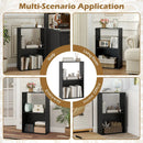 3-Tier Bookshelf with Open Storage Compartments by LJGDeals