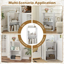 3-Tier Bookshelf with Open Storage Compartments by LJGDeals