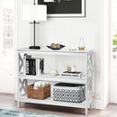 3-Tier Console X-Design Sofa Side Accent Table by LJGDeals
