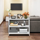 3-Tier Console X-Design Sofa Side Accent Table by LJGDeals