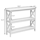 3-Tier Console X-Design Sofa Side Accent Table by LJGDeals