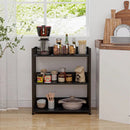 3-Tier Corner Bookshelf with Adjustable Shelves - Black by LJGDeals
