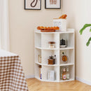 3-Tier Corner Cabinet with Charging Station for Bedroom by LJGDeals