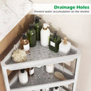 3-Tier Corner Shower Caddy 2-Pack with Detachable Design by LJGDeals