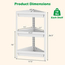 3-Tier Corner Shower Caddy 2-Pack with Detachable Design by LJGDeals
