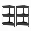 3-Tier Corner Shower Caddy 2-Pack with Detachable Design