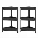 3-Tier Corner Shower Caddy 2-Pack with Detachable Design by LJGDeals