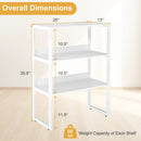 3-Tier Countertop Storage Hutch with Open Shelves by DirectDeals