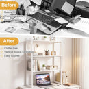 3-Tier Countertop Storage Hutch with Open Shelves by DirectDeals